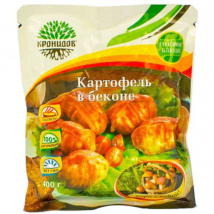 Картофель в беконе "Кронидов" 400 г с доставкой по России и в Казахстан | Bready