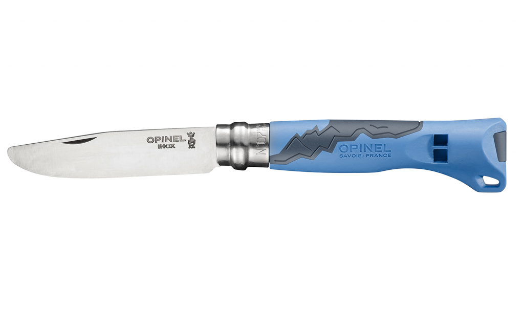 Нож складной Opinel №7 VRI  OUTDOOR Junior Blue с доставкой по России и в Казахстан | Bready