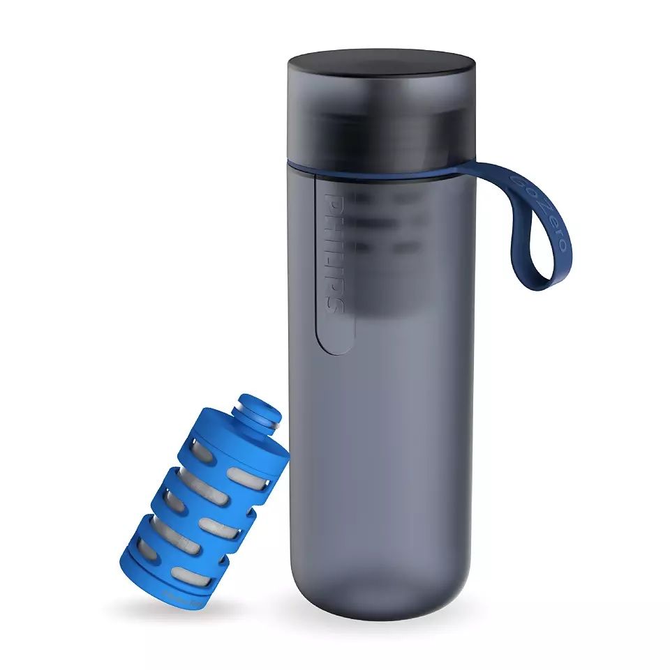 PHILIPS Бутылка-фильтр для фитнеса и спорта, темно-синий AWP2712BLR/58 с доставкой по России и в Казахстан | BreadyФото 0