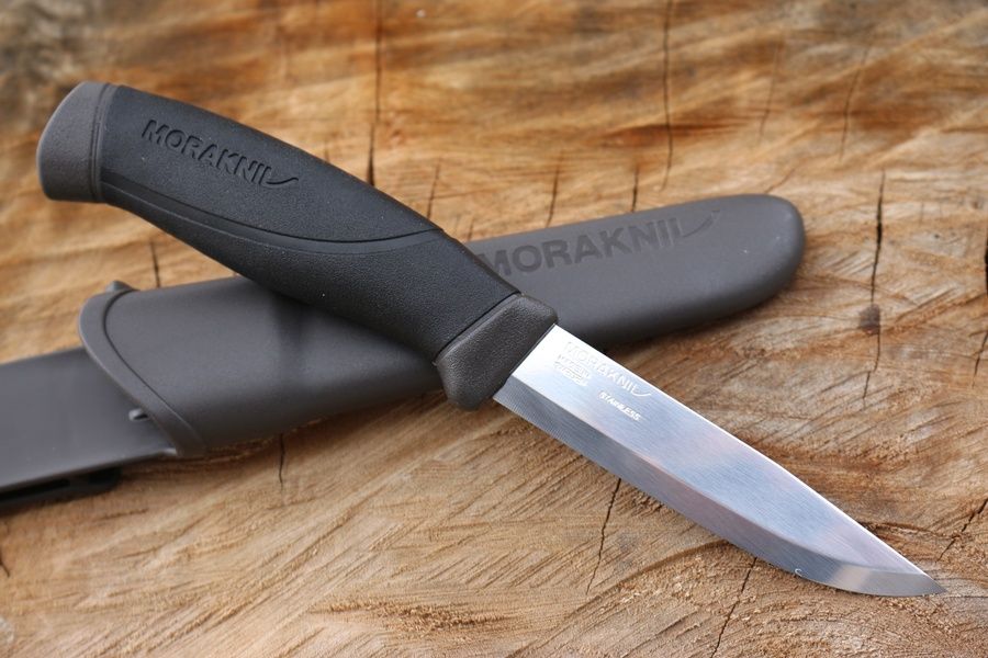Нож Morakniv Companion Anthracite, нержавеющая сталь, 13165 с доставкой по России и в Казахстан | BreadyФото 1