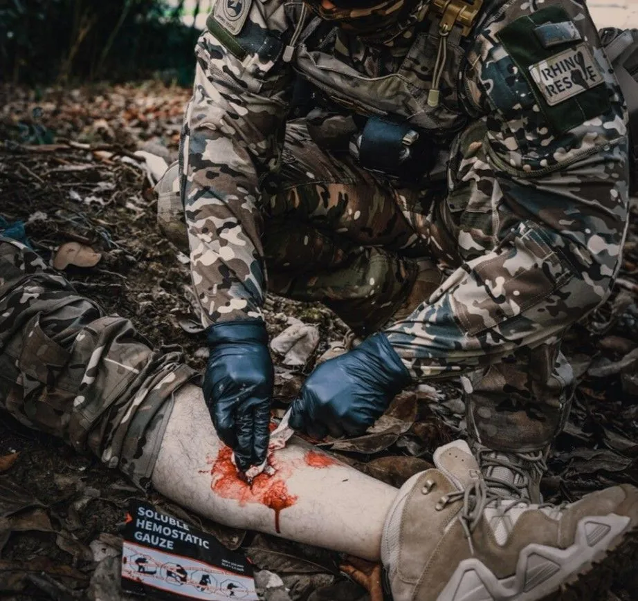 Кровоостанавливающий бинт Rhino Rescue Soluble Hemostatic Gauze PZFL0011 с доставкой по России | BreadyФото 4