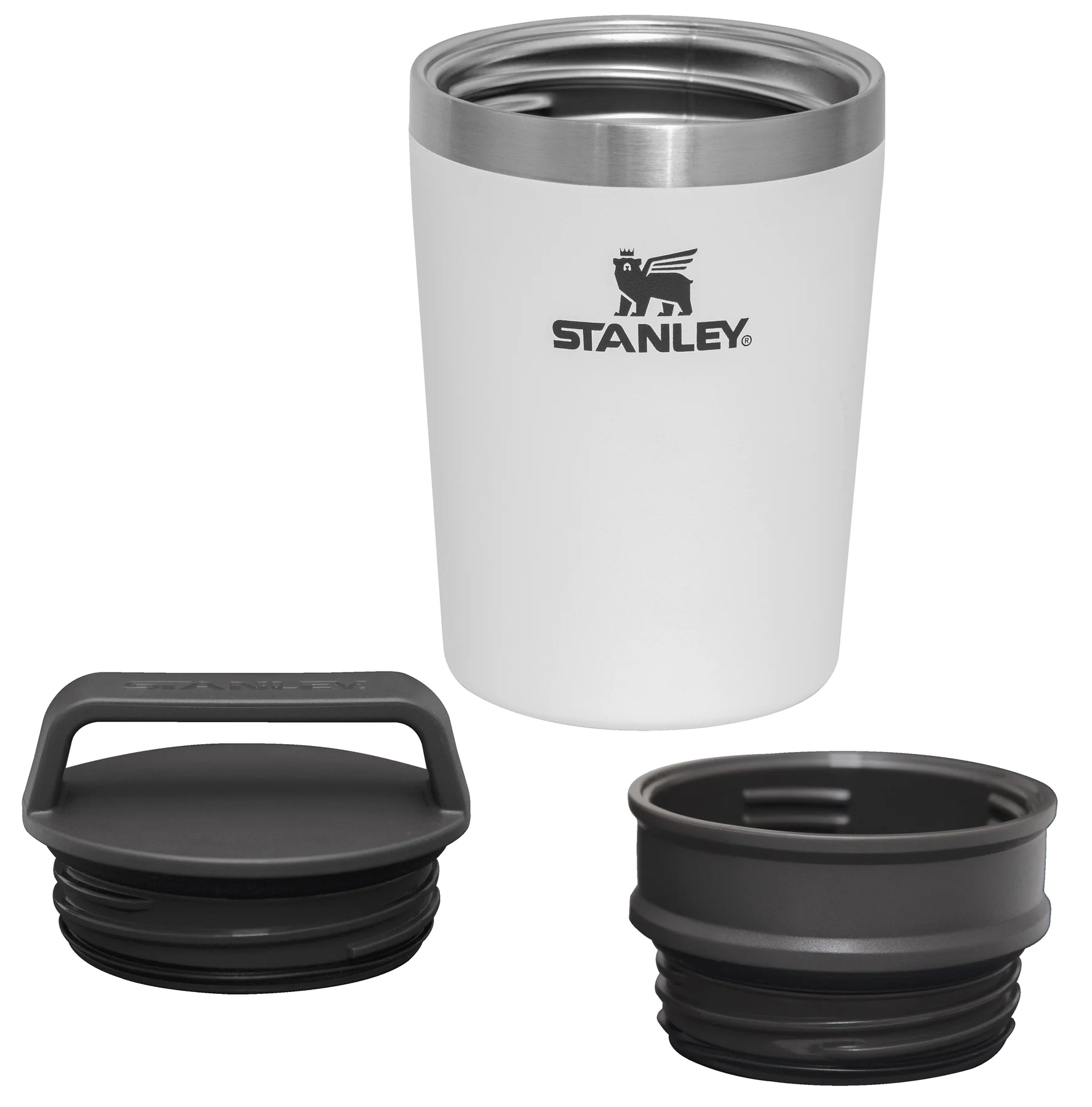 Термокружка Stanley Adventure Shortstack Travel Mug 235ml (белая) 10-02887-052 с доставкой по России и в Казахстан | BreadyФото 2