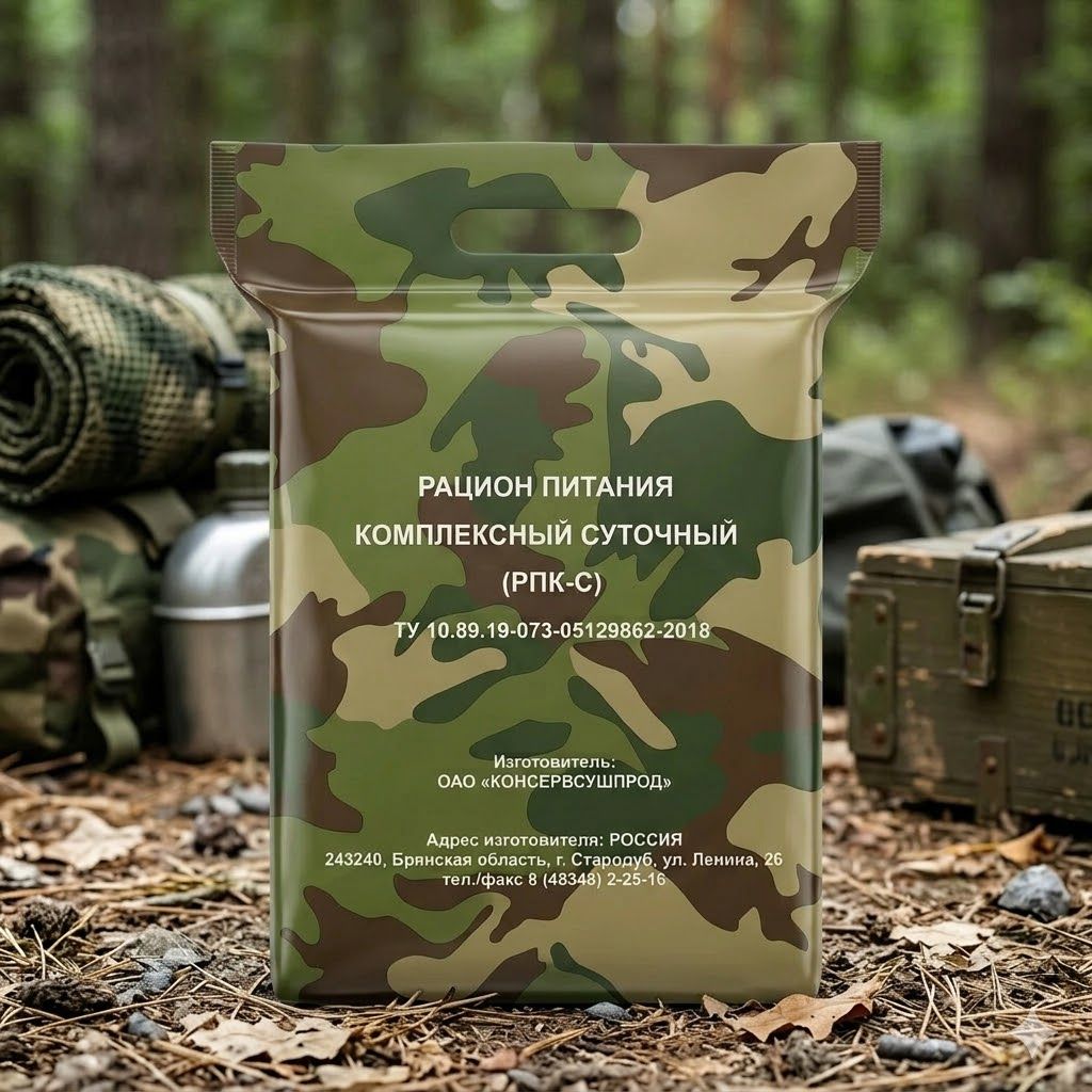 Сухой паек суточный РПК-С  с доставкой по России | BreadyФото 4