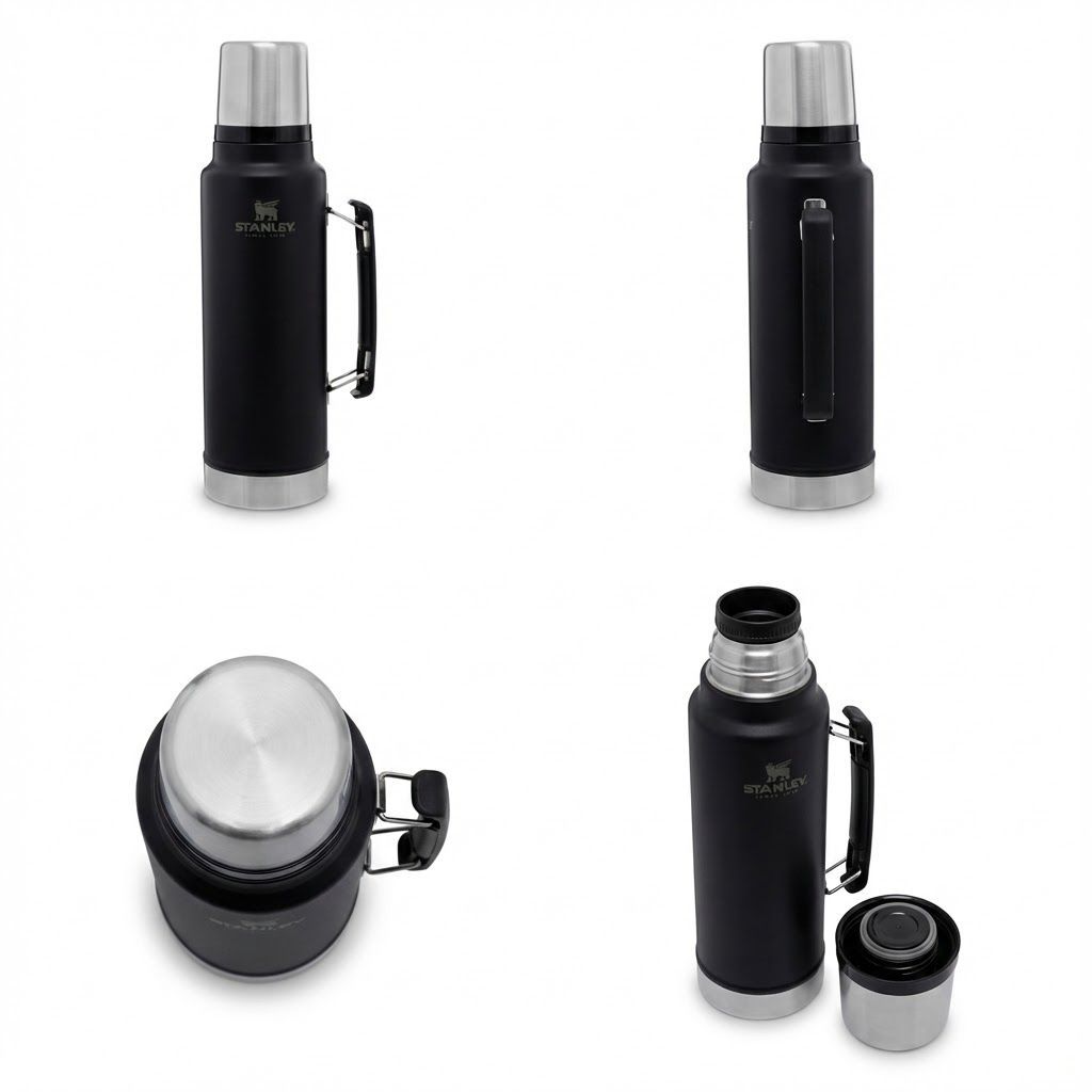[Дисконт] Термос STANLEY CLASSIC 10-12417-006 чёрный (black 2.0) 1,4L с доставкой по России | BreadyФото 4