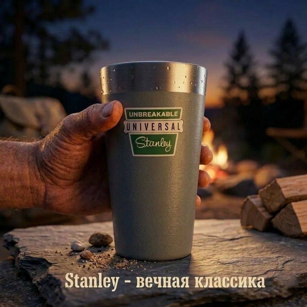 Пинта Beer Pint STANLEY MILESTONES STACKING, 473 ml,10-02282-351 (цвет 1960 Hammertone Silver) с доставкой по России | BreadyФото 4