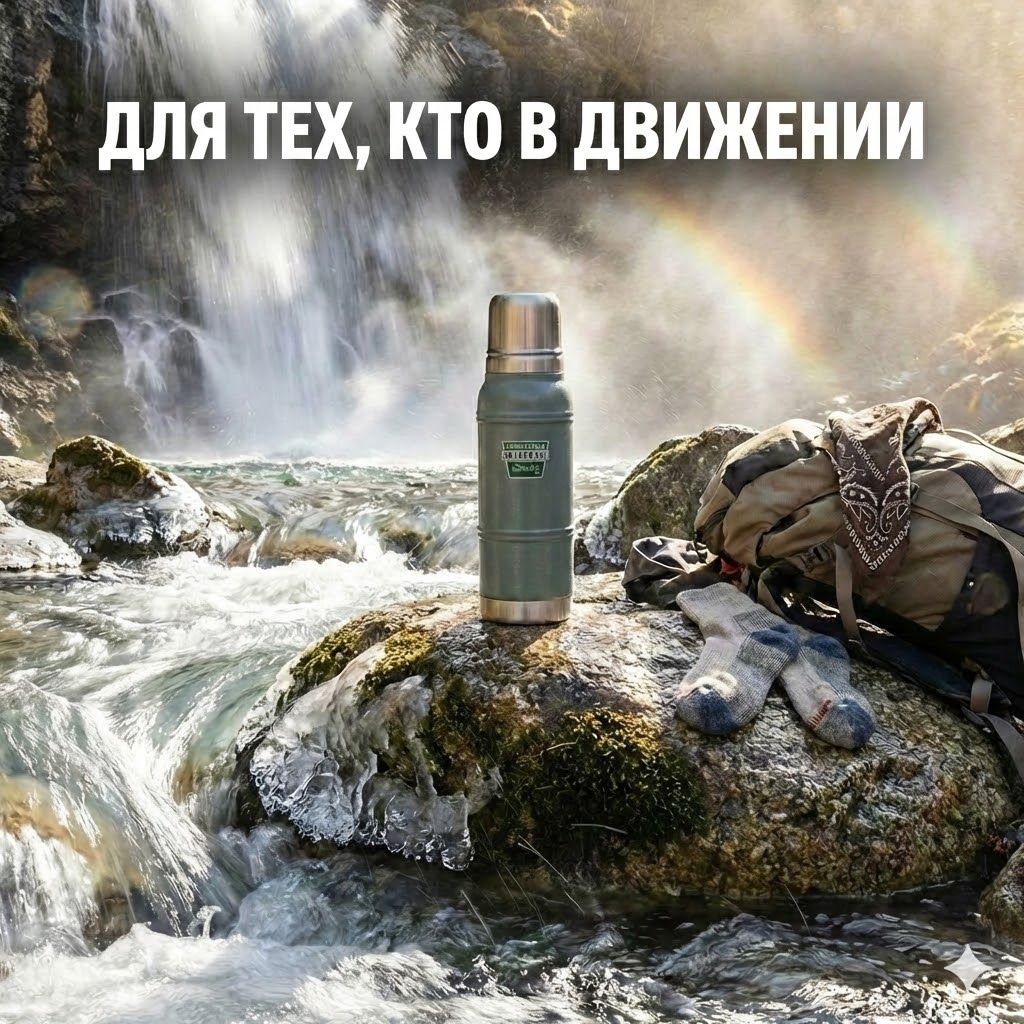 Термос STANLEY Milestones 1L, 10-10987-008, серый с доставкой по России | BreadyФото 4