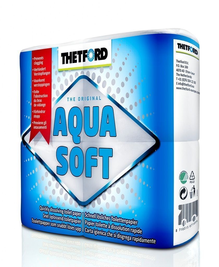 Туалетная бумага для биотуалета Thetford Aqua Soft (4 шт,растворимая) с доставкой по России и в Казахстан | Bready