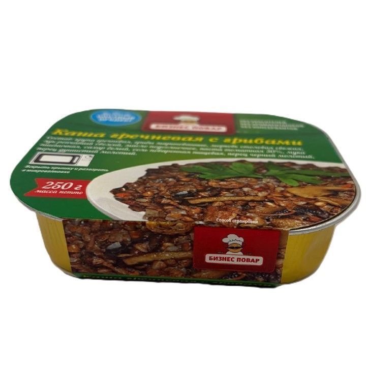 Каша гречневая с грибами Л4, 250 г (Бизнес Повар) с доставкой по России | BreadyФото 2