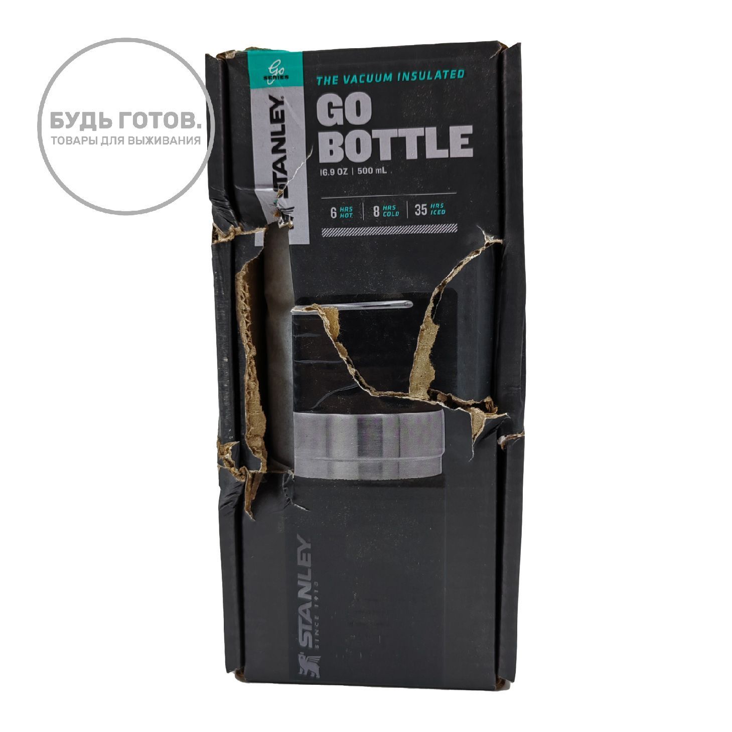 [Дисконт] Термобутылка STANLEY GO Bottle чёрная 500ML 10-09557-001 с доставкой по России | BreadyФото 0