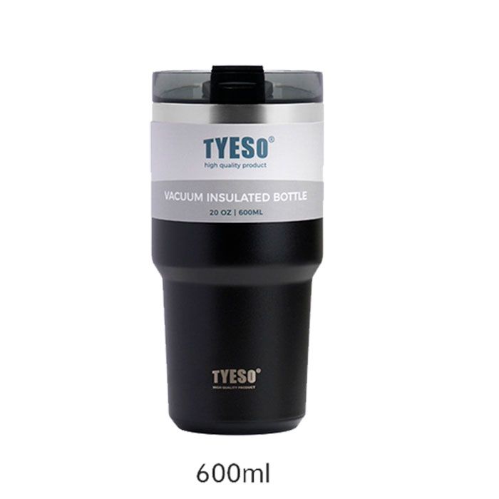 Термокружка Tyeso TS-8726C 600ML чёрная с доставкой по России и в Казахстан | BreadyФото 0