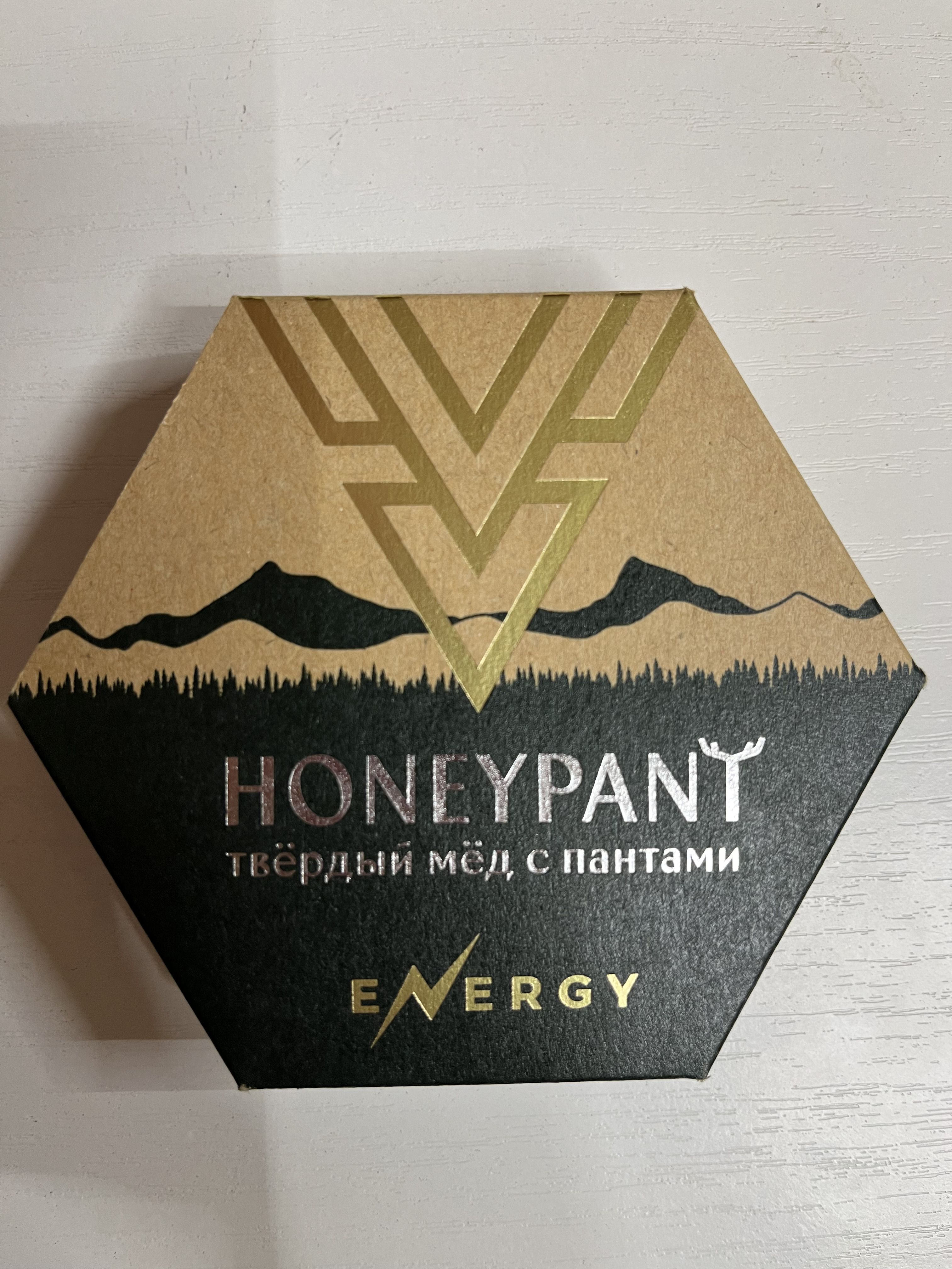 Твердый мед с пантами Energy 36 гр. Honey Way с доставкой по России и в Казахстан | BreadyФото 0