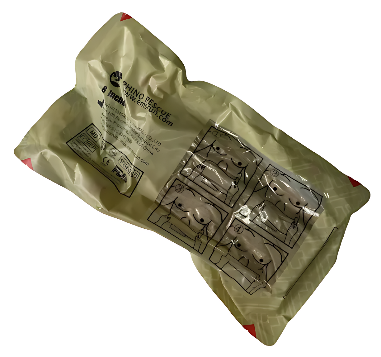 Компрессионный абдоминальный бандаж RHINO Rescue 8'' PZBD0050 с доставкой по России | BreadyФото 0