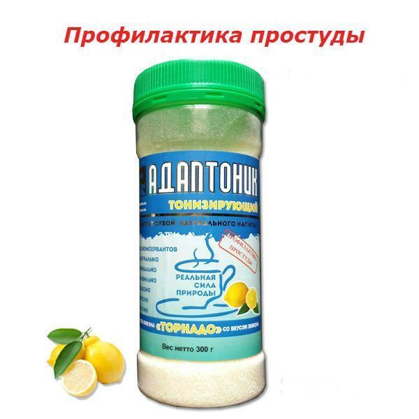 Адаптоник "Торнадо" (лимон) в ПЭТ-банке 330 г с доставкой по России и в Казахстан | Bready