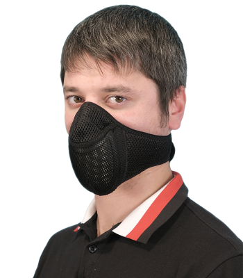 Антисмоговая маска Полумаска арт. АМ 1.1. (черный) САЙВЕР|SAYVER с доставкой по России и в Казахстан | Bready