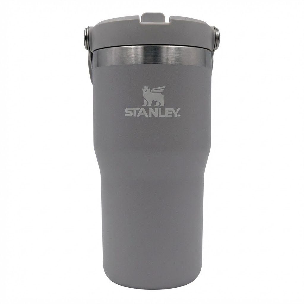 Термокружка Stanley The Iceflow Flip Straw Tumbler (пепельный), 10-09994-286, 591 мл с доставкой по России | BreadyФото 3