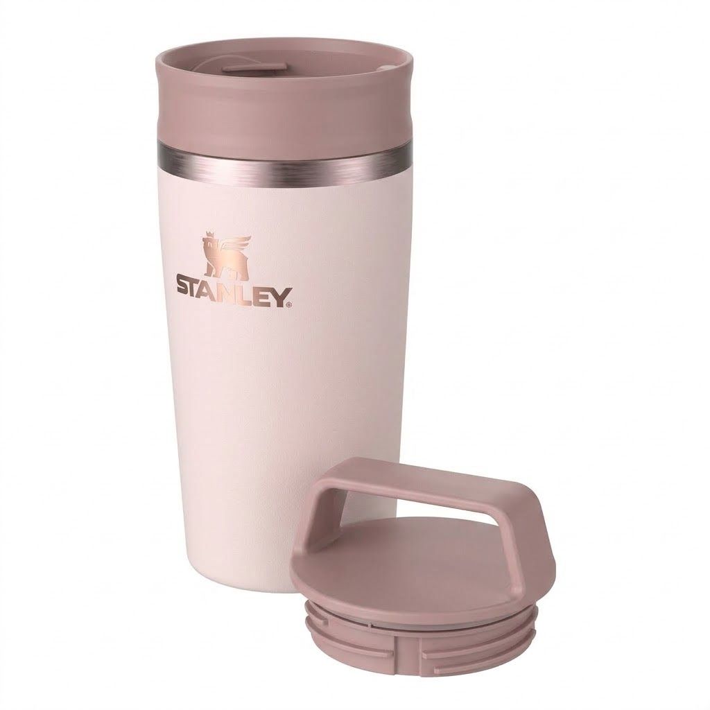 Термокружка Stanley Adventure Shortstack Travel Mug 354ml (розовая) 10-13322-003 с доставкой по России | BreadyФото 2