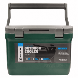 Термобокс Stanley Adventure Easy Carry Outdoor Cooler 15,1L (тёмно-зелёный) 10-01623-005