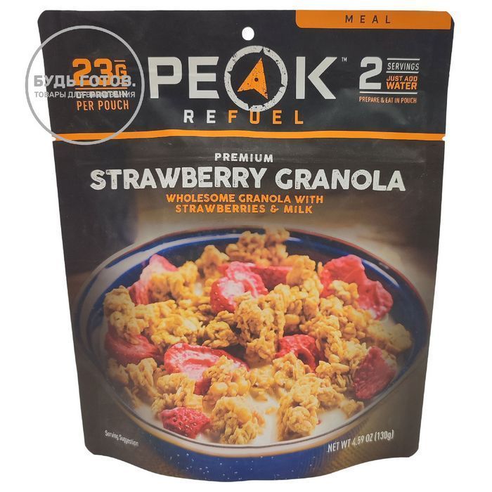 Клубничная гранола Peak Refuel STRAWBERRY GRANOLA 130 г с доставкой по России и в Казахстан | BreadyФото 2