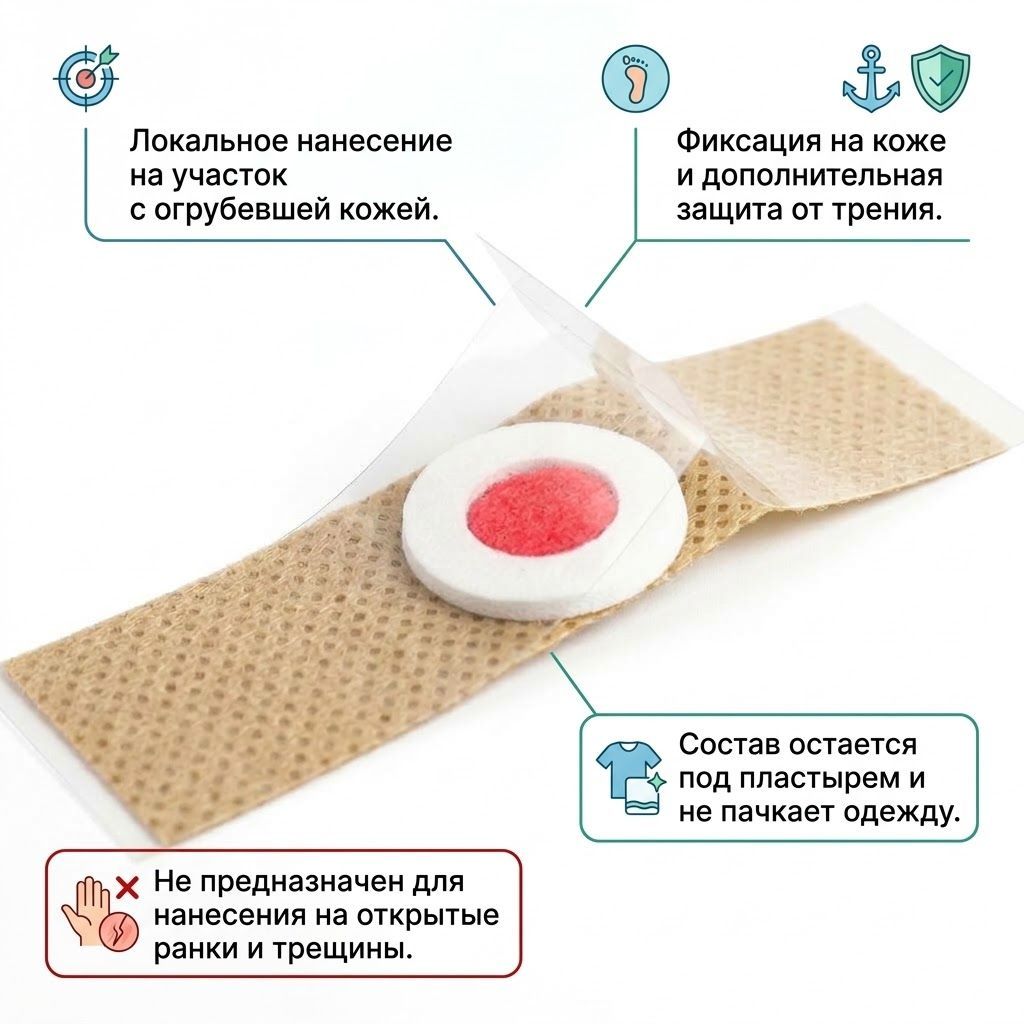 Пластырь антимозольный 6 шт. с доставкой по России | BreadyФото 1