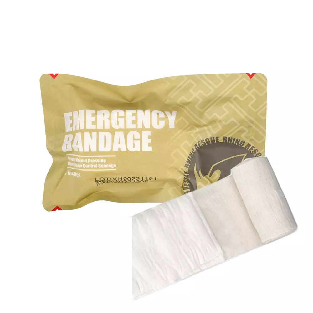 Компрессионный бандаж RHINO Rescue 4" (с велкро-липучкой, 2 подушки) PZBD0053 (дисконт) с доставкой по России | BreadyФото 1