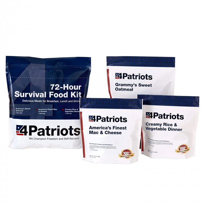 Аварийный рацион 4Patriots Survival Food Kit на 72 часа (16 порций) с доставкой по России и в Казахстан | Bready