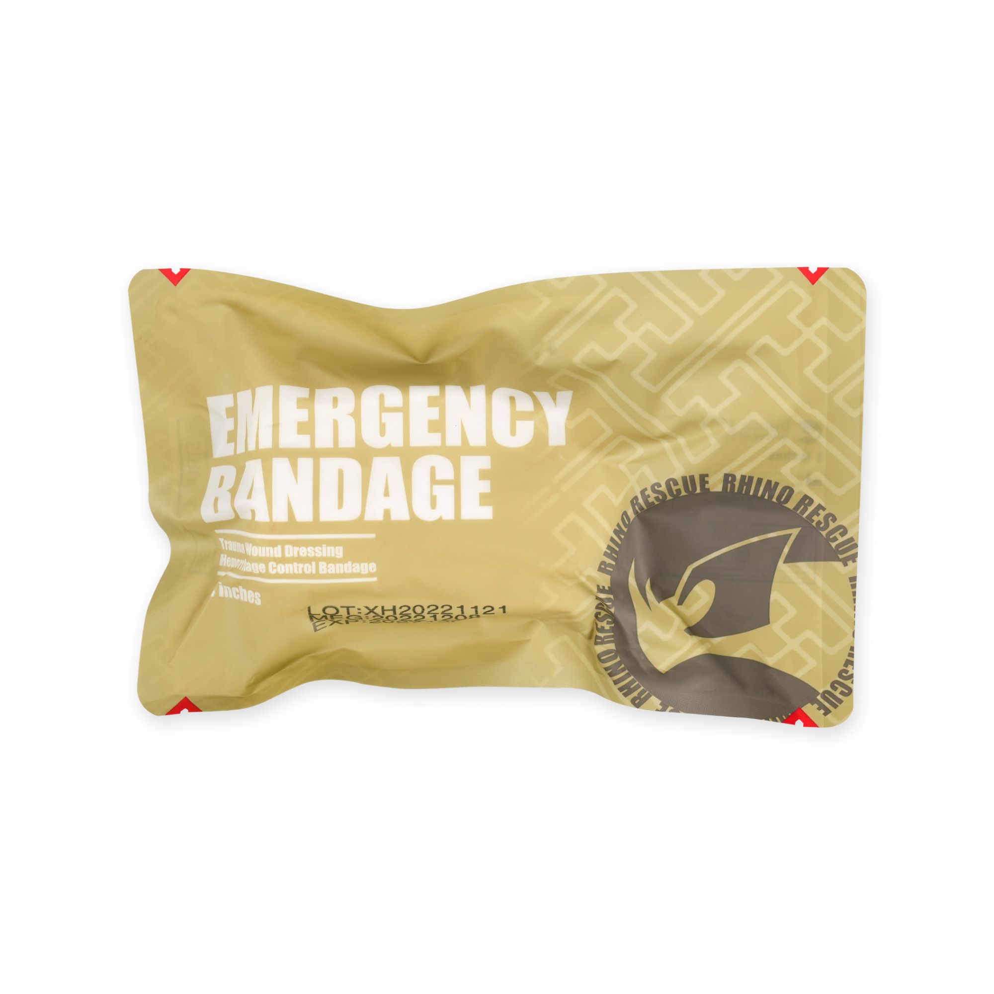 Компрессионный бандаж RHINO Rescue 4" (с велкро-липучкой, 2 подушки) PZBD0053 с доставкой по России | BreadyФото 0