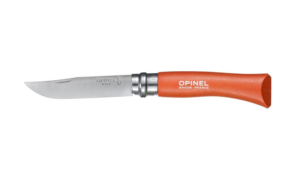 Нож складной Opinel №7 VRI Colored Tradition Tangerine с доставкой по России и в Казахстан | Bready