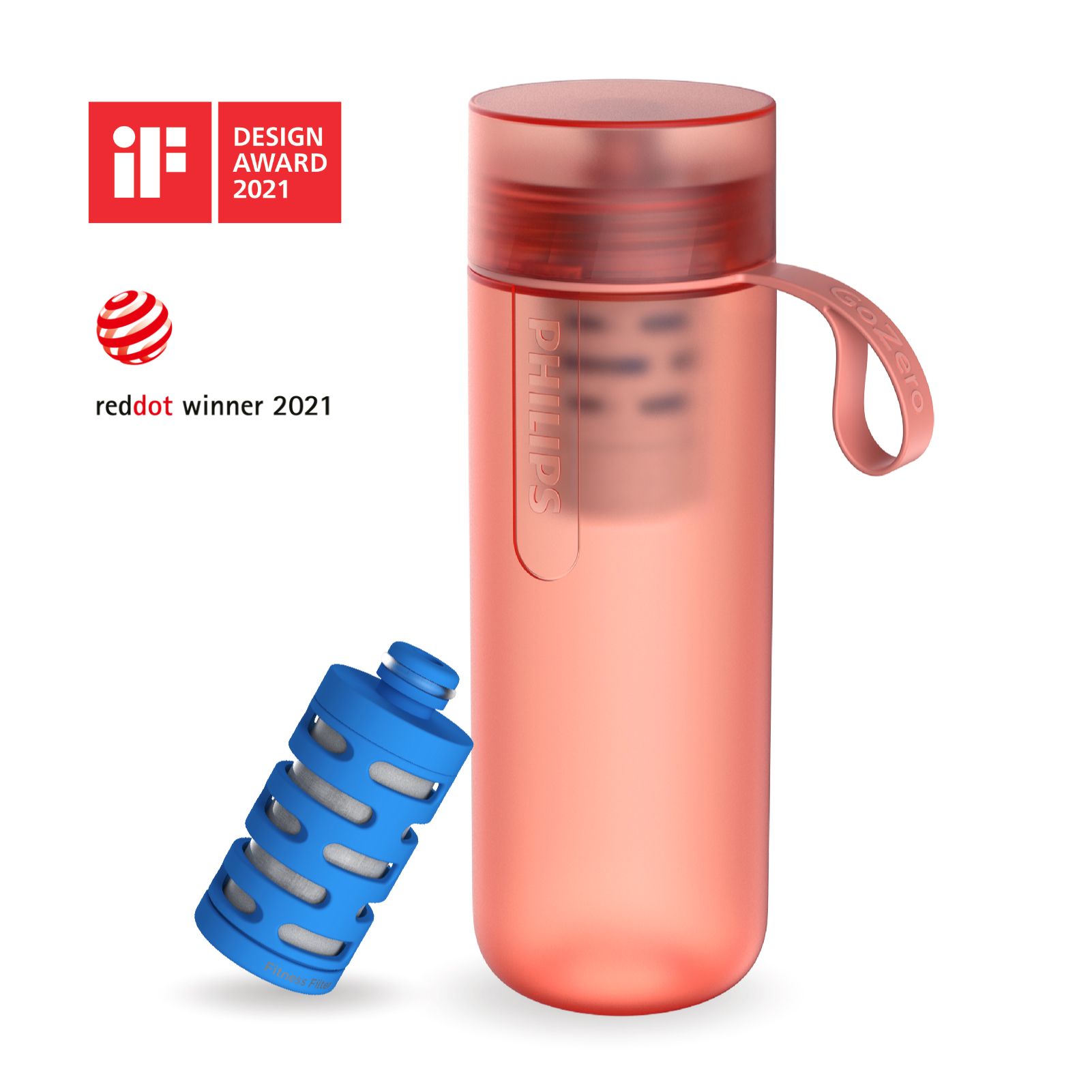 PHILIPS Бутылка-фильтр для фитнеса и спорта, розовый AWP2712RDR/58 с доставкой по России и в Казахстан | BreadyФото 5