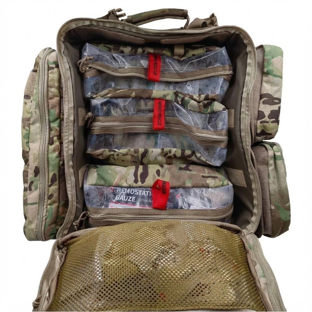 Аптечка рюкзак тактический с облегченном наполнением R40 Rhino Rescue 40 литров (мультикам) с доставкой по России | BreadyФото 5