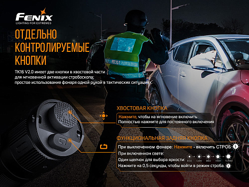 Фонарь Fenix TK16V20 Cree SST70 LED с доставкой по России и в Казахстан | BreadyФото 6
