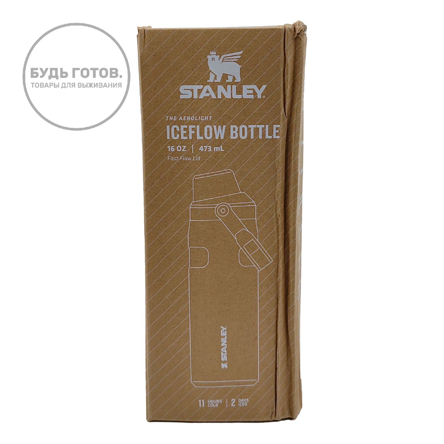 [Дисконт] Термобутылка STANLEY GO Iceflow™ 0,47L (10-12579-004) розовая с доставкой по России | BreadyФото 0