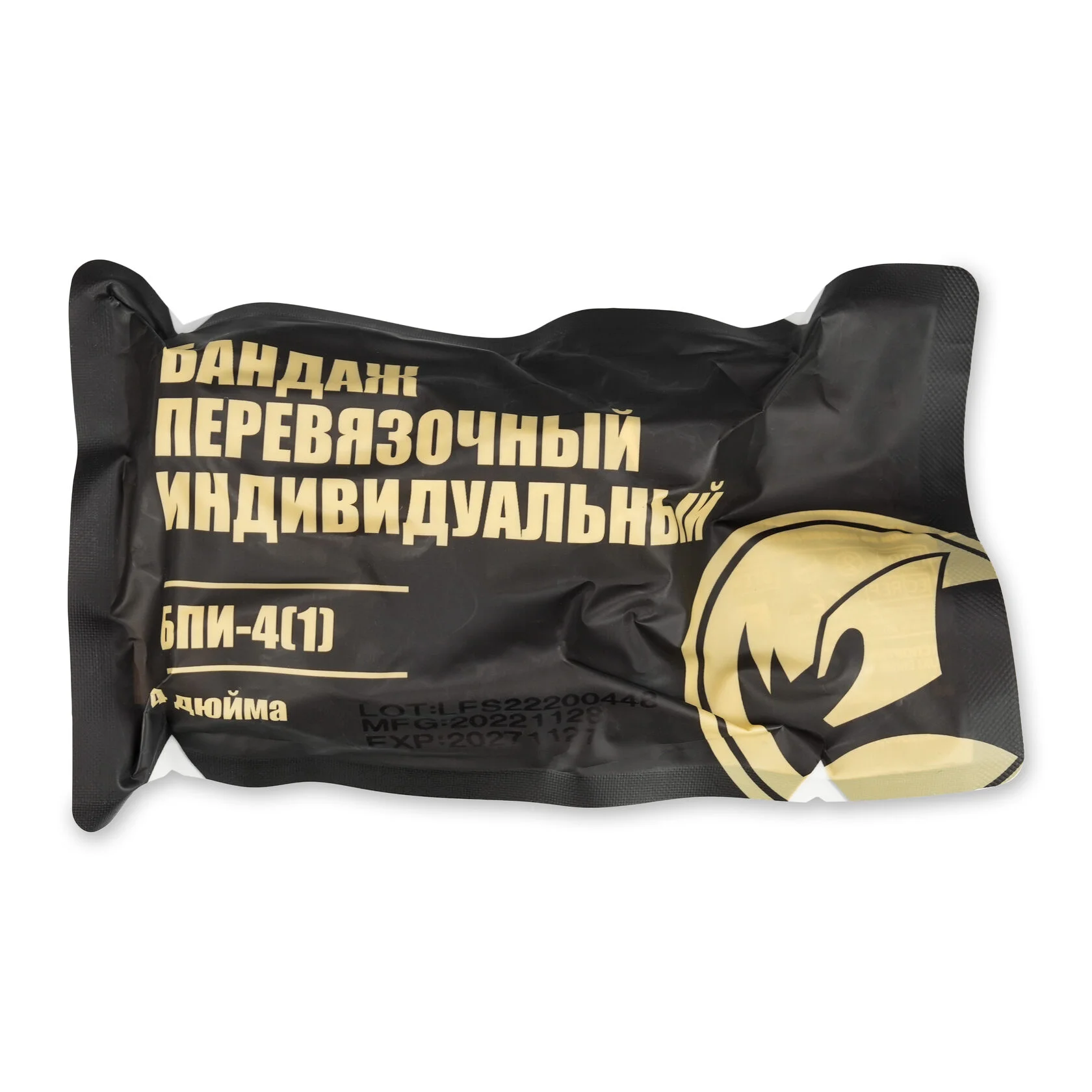 Компрессионный бандаж RHINO Rescue 4" (с аппликатором давления, 1 подушка) PZBD0121 с доставкой по России | BreadyФото 0