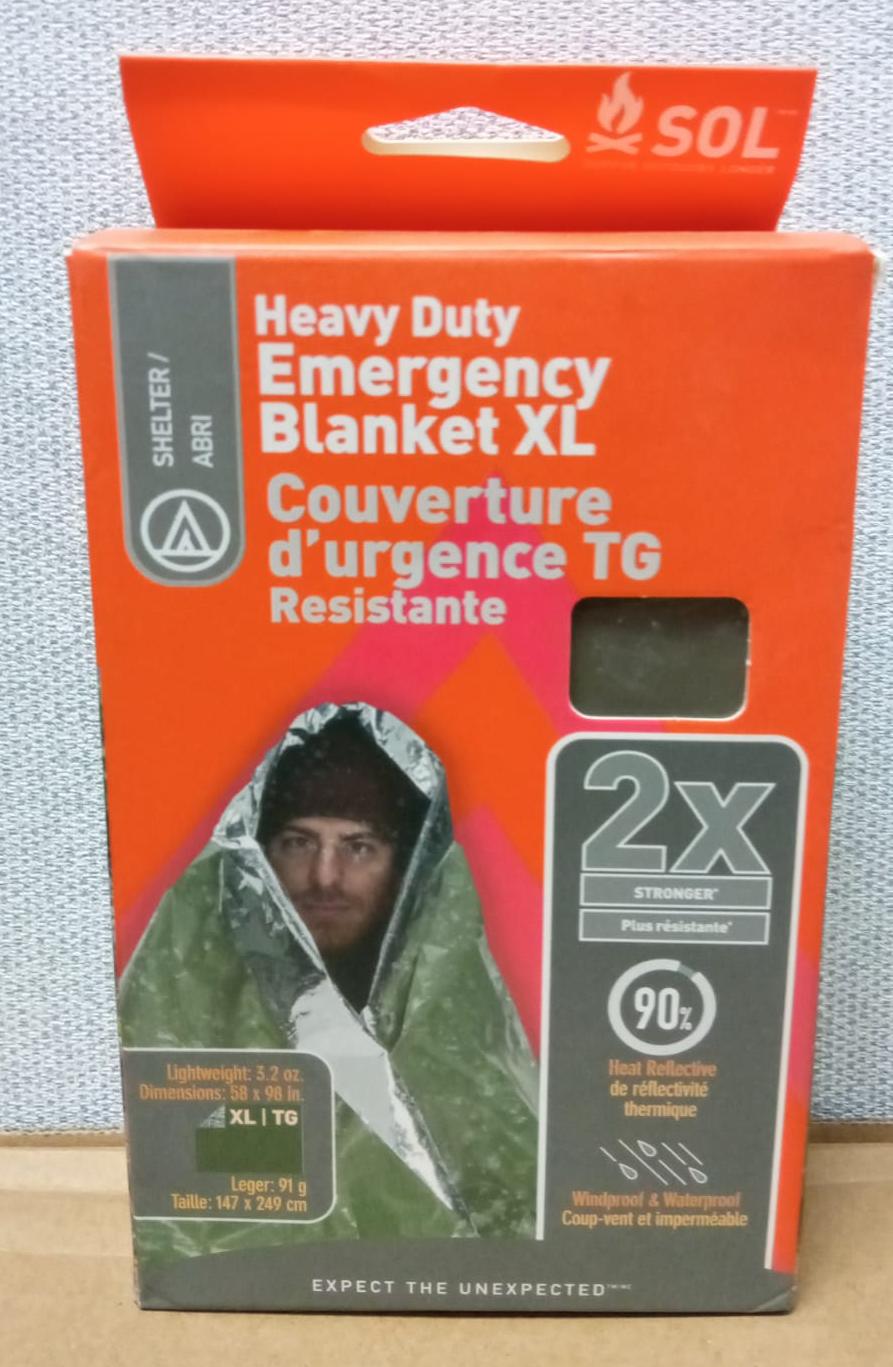 Прочное универсальное аварийное одеяло SOL Heavy Duty Emergency Blanket с доставкой по России и в Казахстан | BreadyФото 0