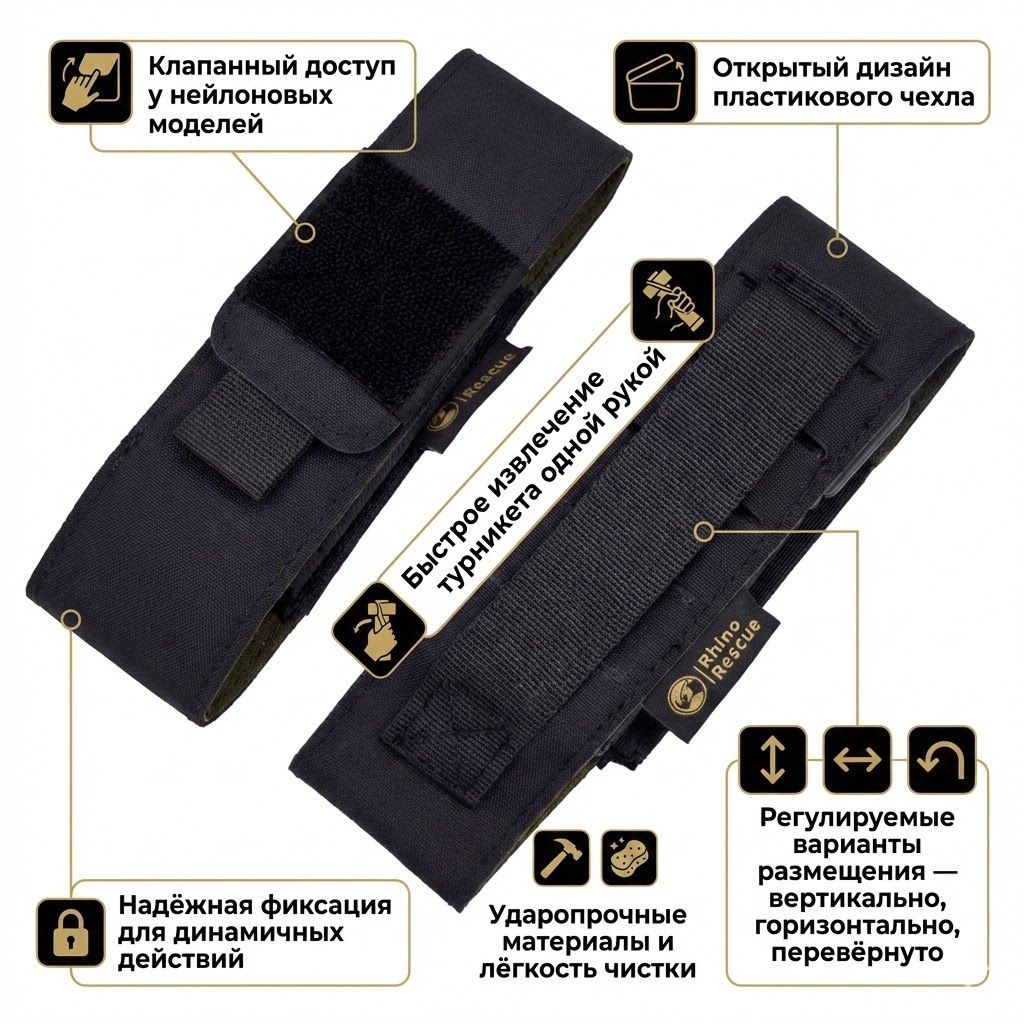 Подсумок/чехол для турникета RHINO Rescue с доставкой по России | BreadyФото 1