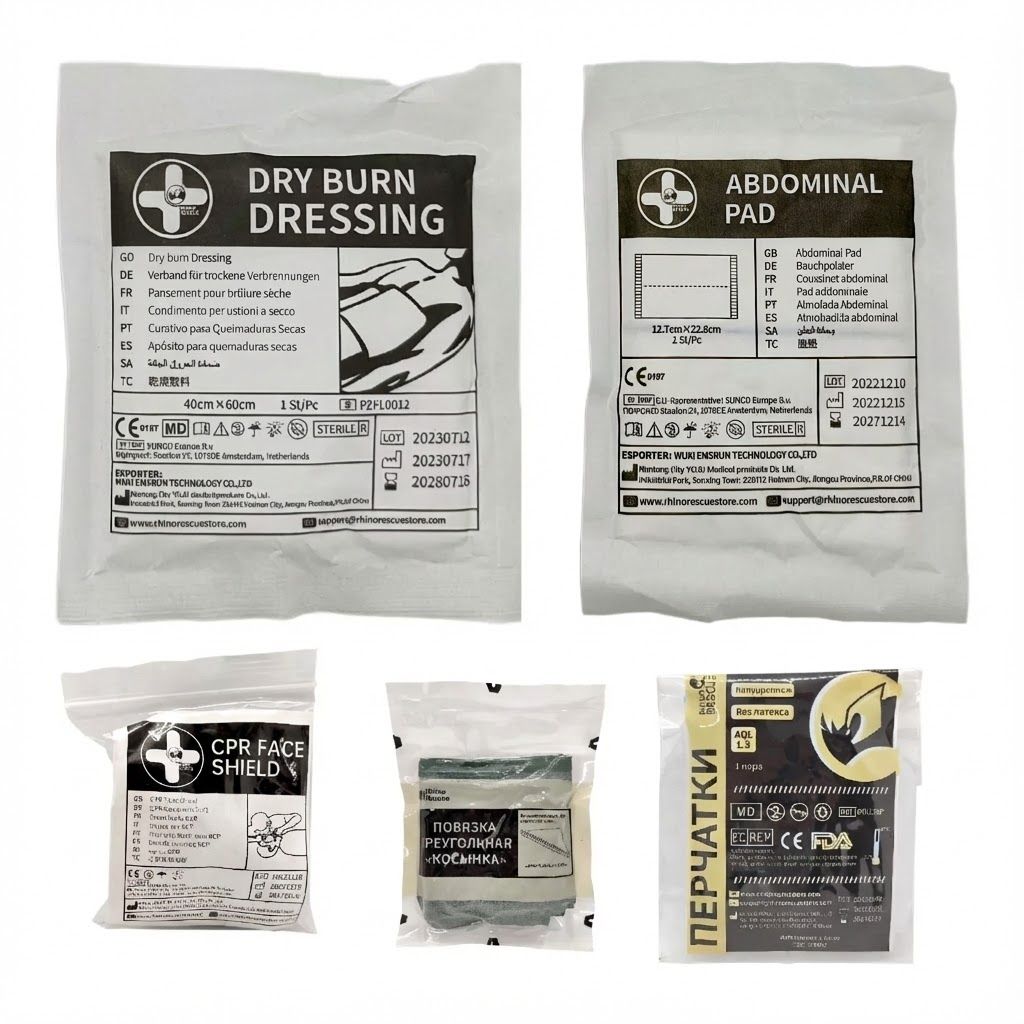 Тактическая аптечка RHINO RESCUE CMS IFAK HWMY0004 (Черная) с доставкой по России | BreadyФото 6