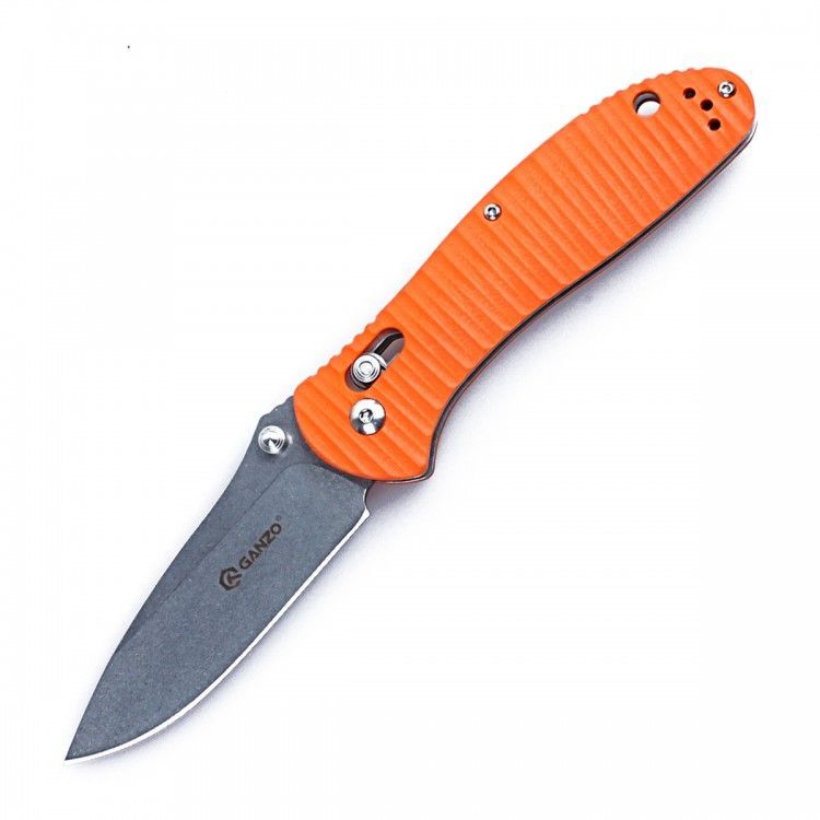 Нож Ganzo G7392P (оранжевый, черный) с доставкой по России и в Казахстан | Bready
