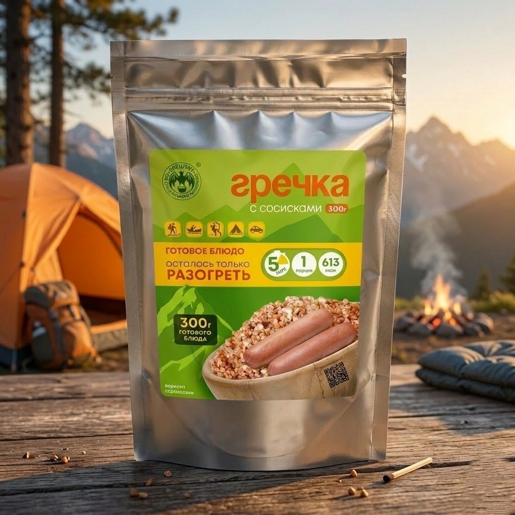 Каша гречневая с сосисками СПЕЦПИТ с доставкой по России | BreadyФото 4