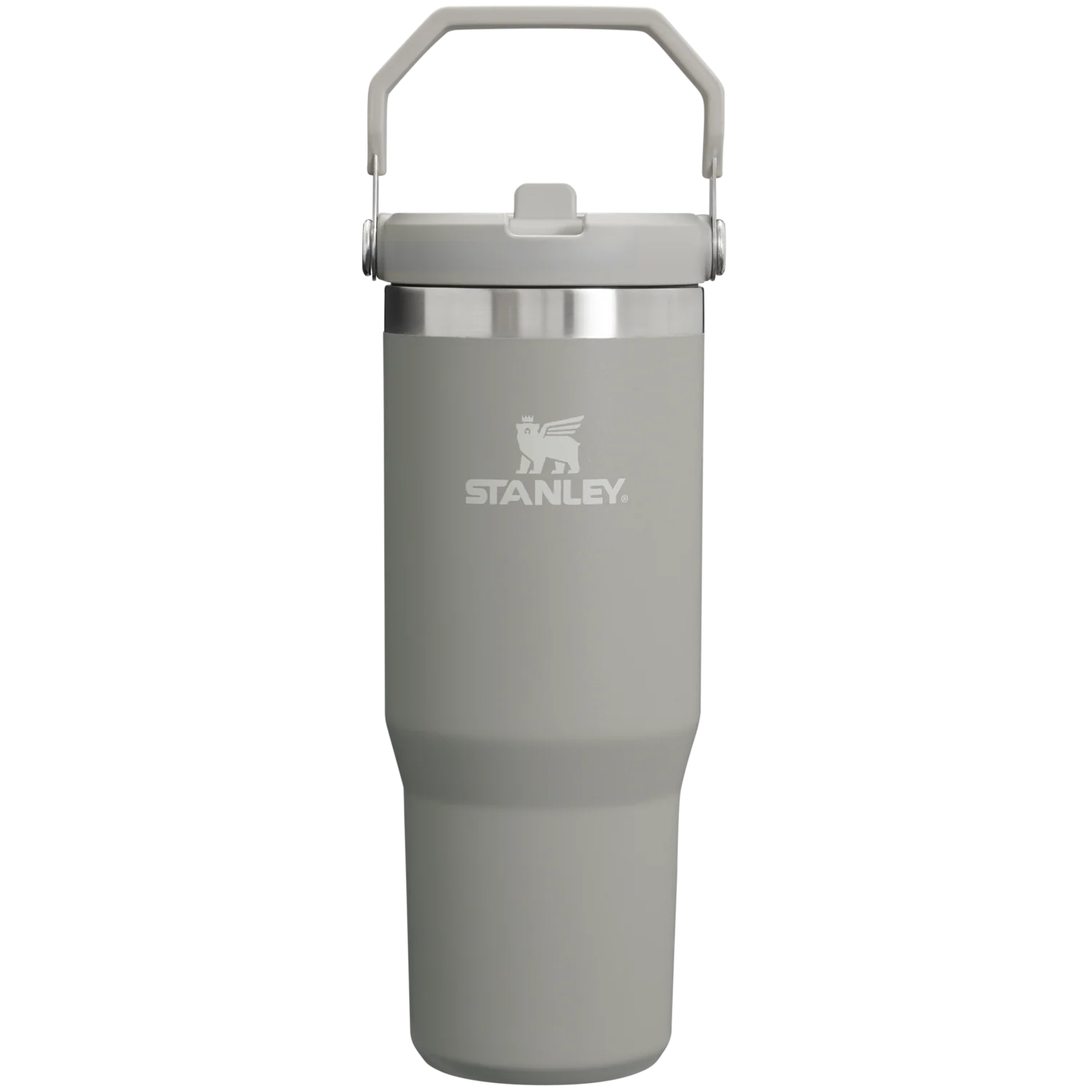 Стакан IceFlow Flip Straw Tumbler STANLEY, 887 ml, 10-13319-003 (цвет Ash) с доставкой по России | Bready