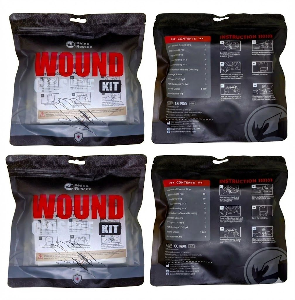 Набор для ухода за ранами Rhino Rescue Wound Closure Kit CP0005 с доставкой по России | BreadyФото 3