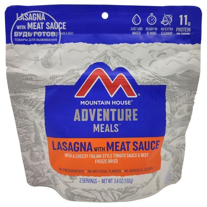 Mountain House Маунтин Хаус LASAGNA with MEAT SAUCE 102 г с доставкой по России и в Казахстан | BreadyФото 0