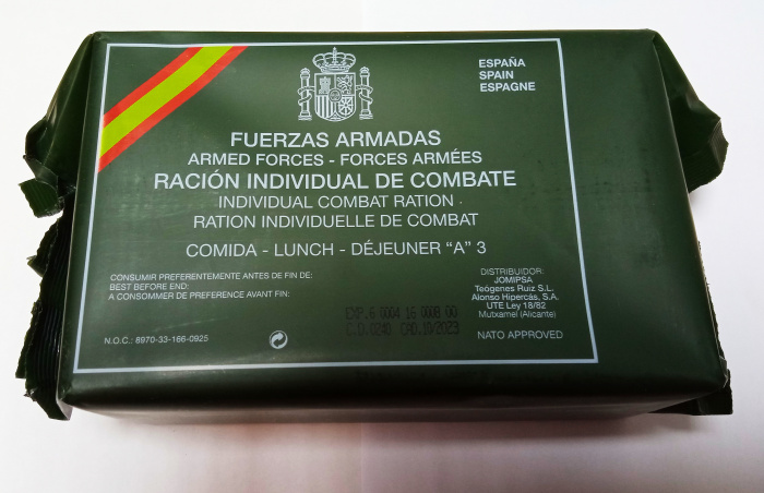 Испанский сухпаек MRE Lunch A-3 с доставкой по России и в Казахстан | Bready