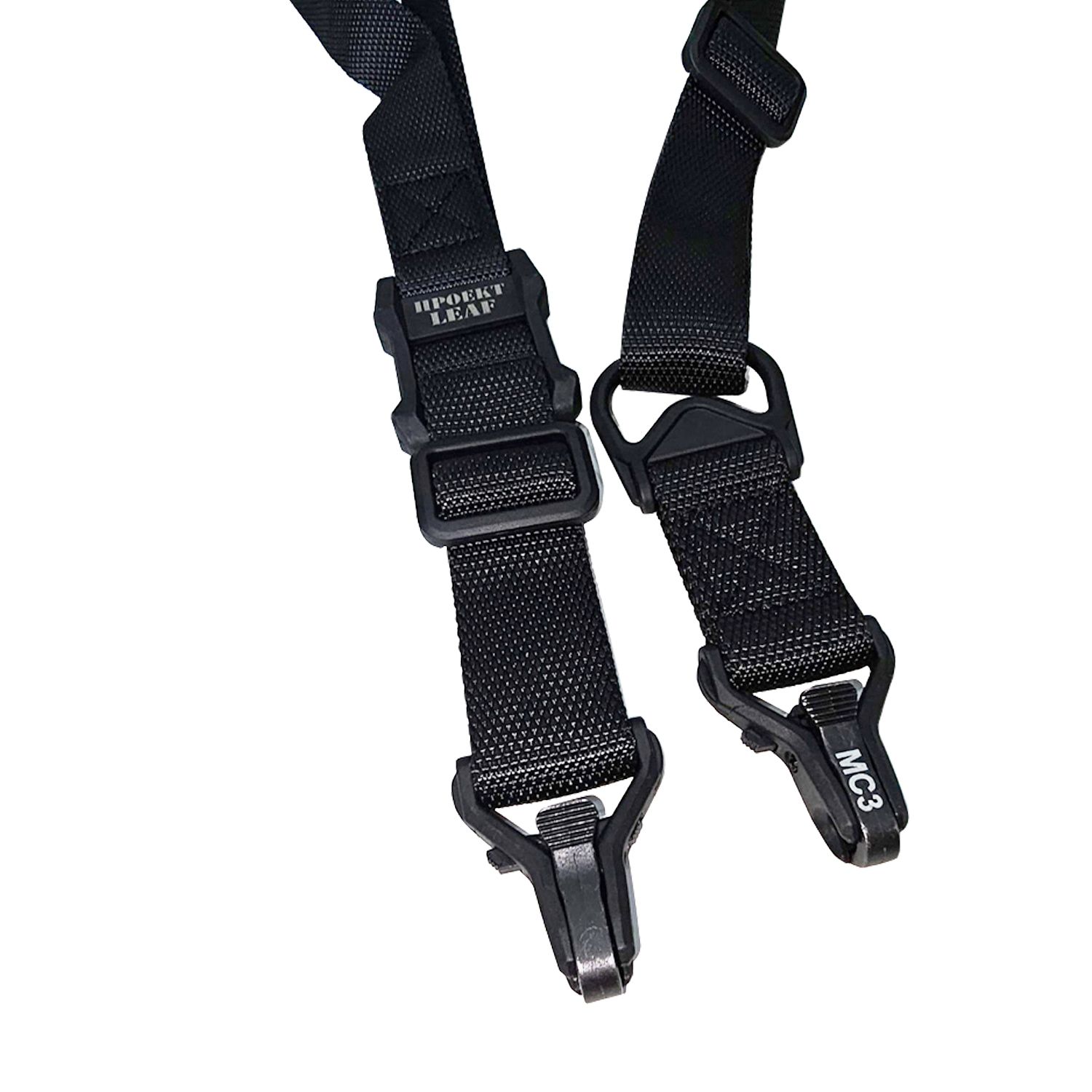 Оружейный ремень МС3 LEAF черный 1-2х точечный с доставкой по России | BreadyФото 2