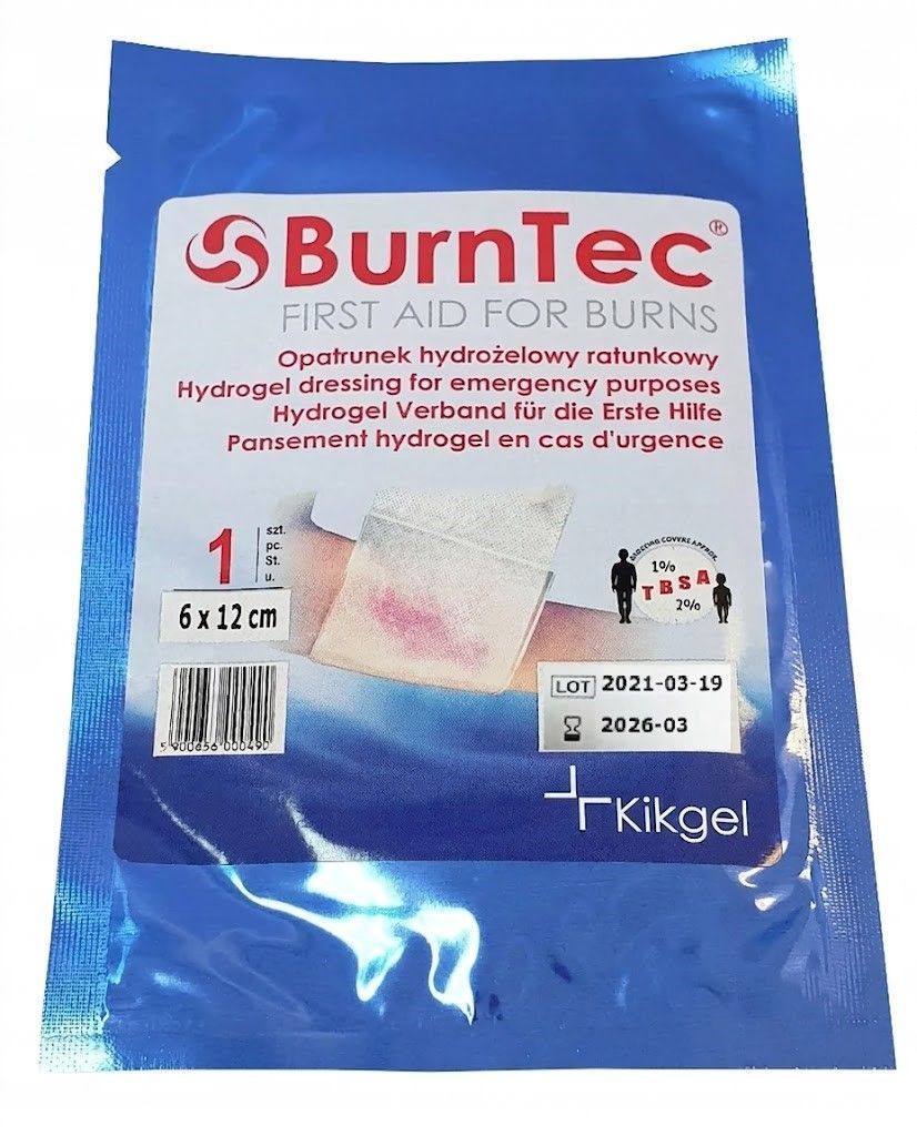 Повязка противоожоговая гидрогелевая BurnTec 6x12 см с доставкой по России | BreadyФото 0
