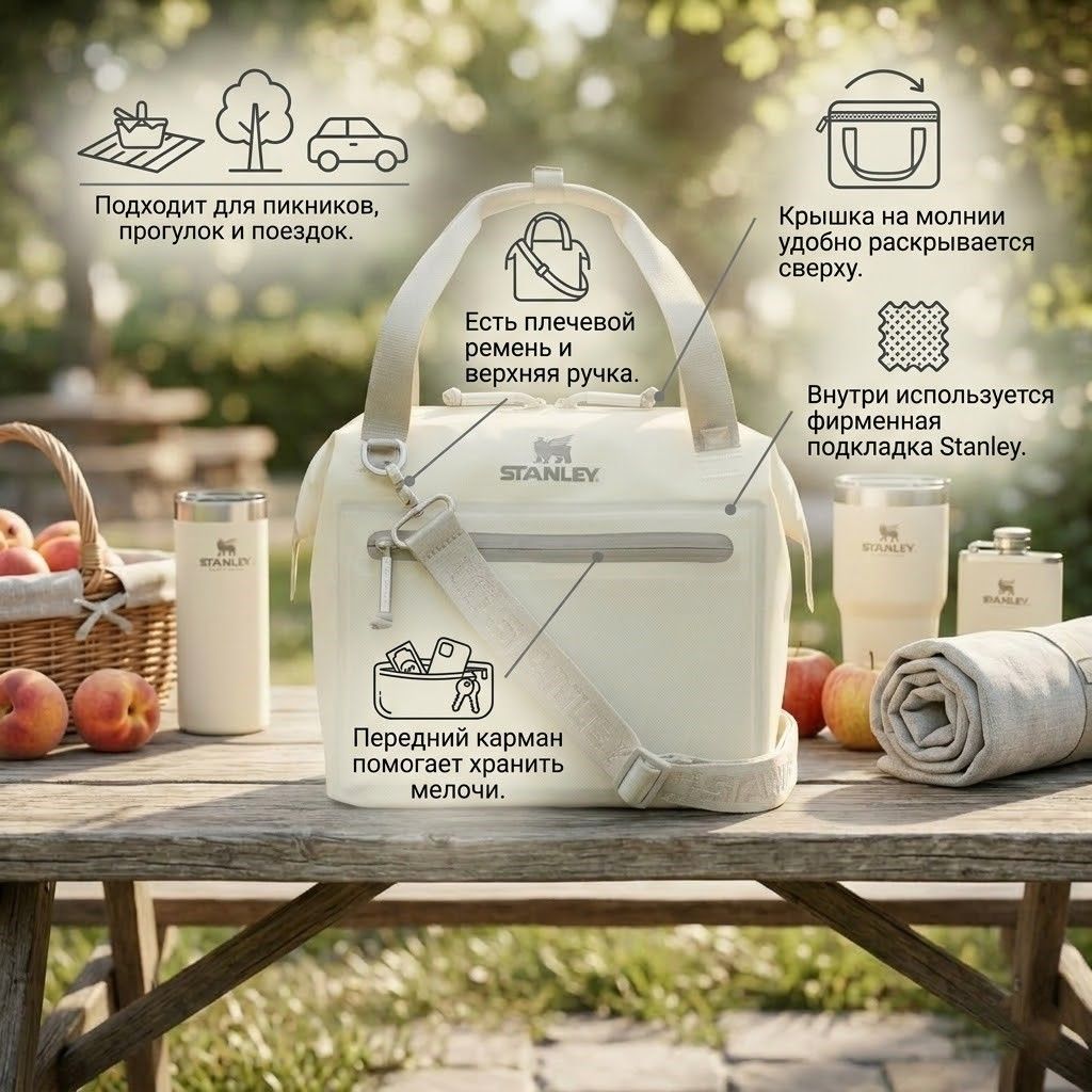 Термосумка Mini Cooler Stanley 7 литров 10-12446-012 с доставкой по России | BreadyФото 1