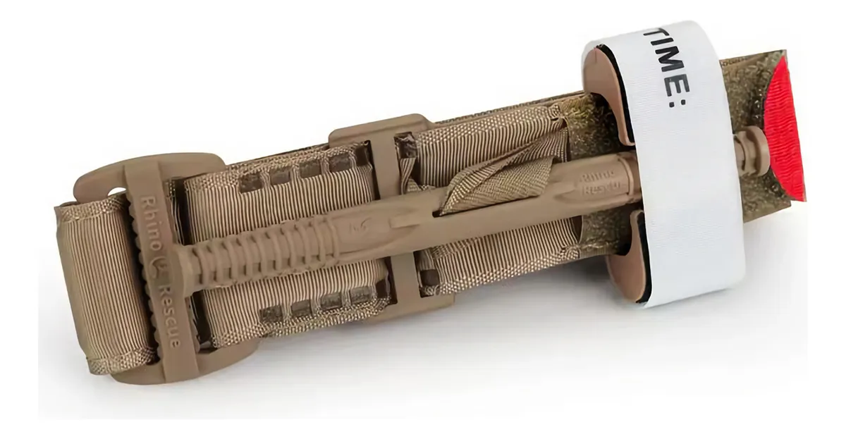 Турникет RHINO RESCUE Tourniquet  Цвет песок (Пластиковый зажим) с доставкой по России | BreadyФото 1