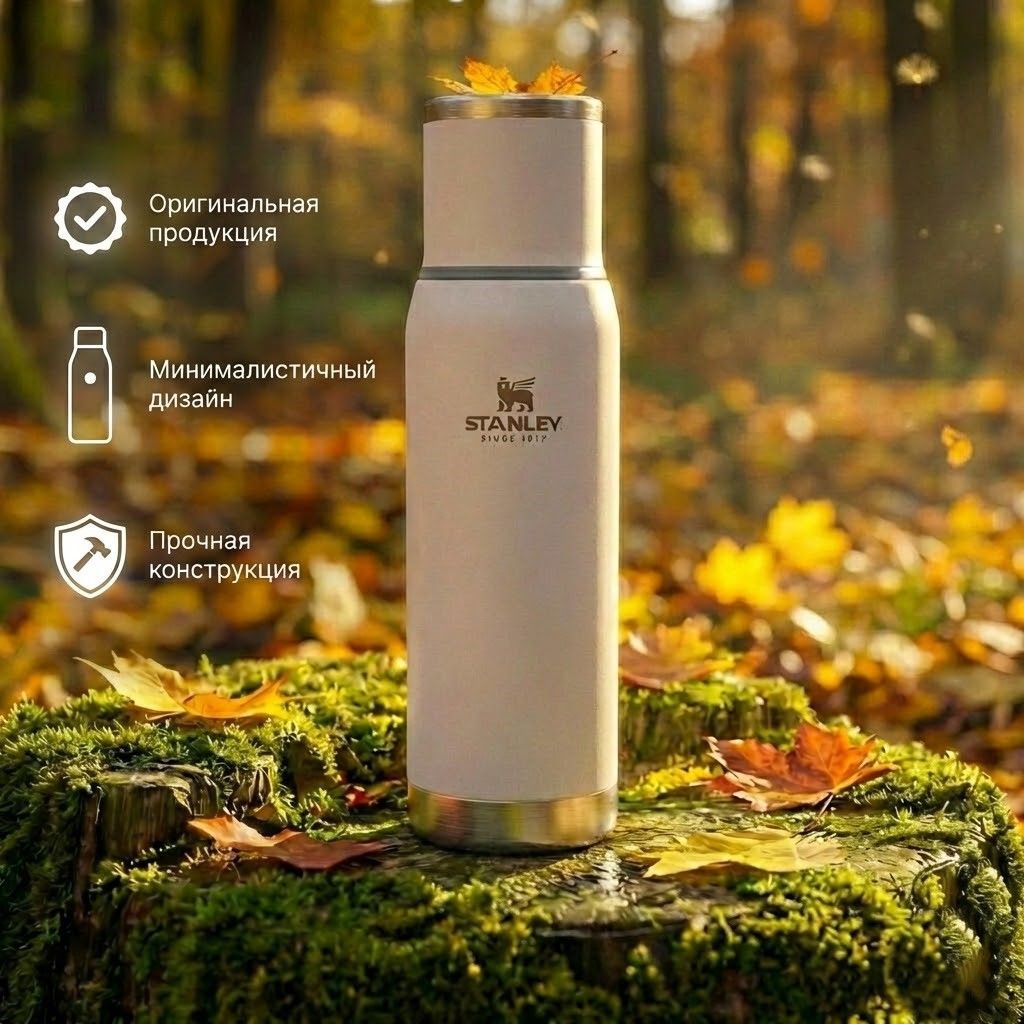 Термос STANLEY ADVENTURE 10-10818-015 белый 0.75 L с доставкой по России | BreadyФото 1