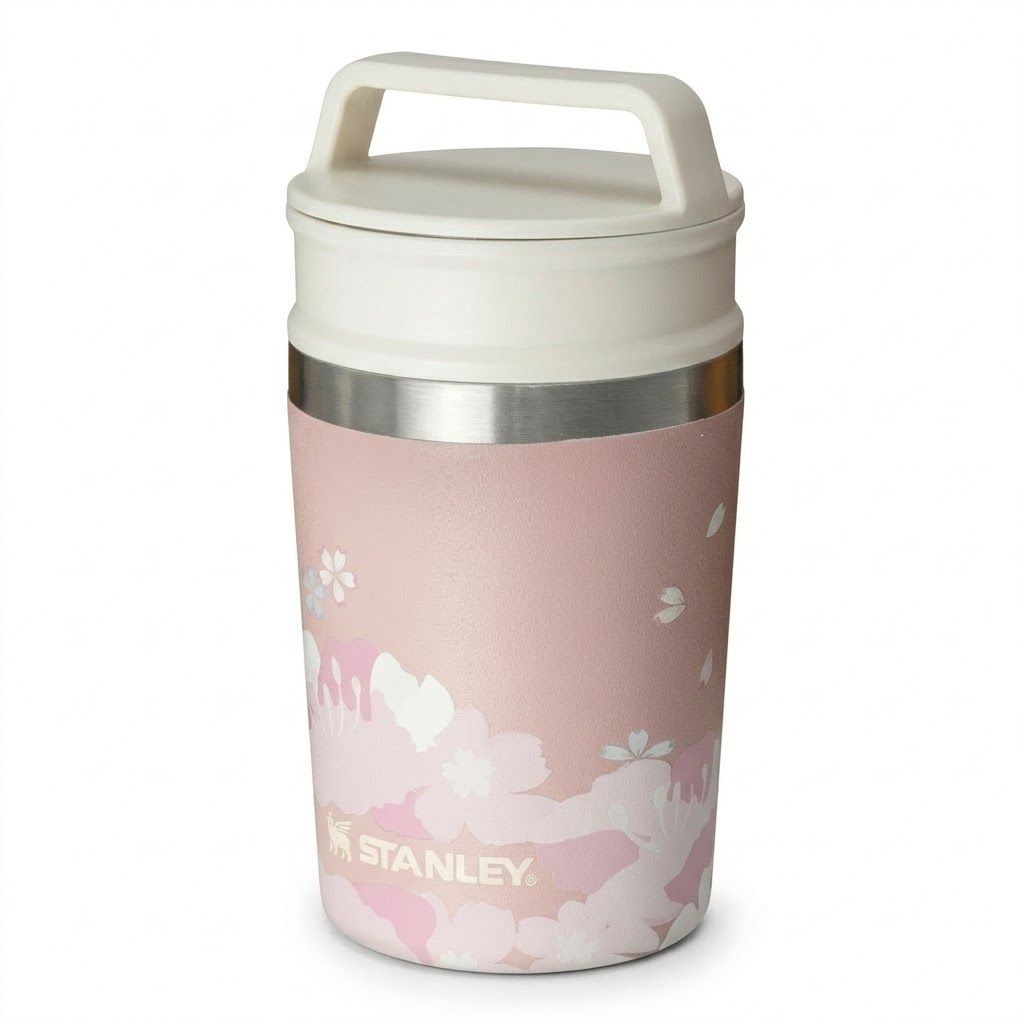 Термокружка Stanley Adventure Shortstack Travel Mug 235ml (розовая) 10-02887-088 с доставкой по России | BreadyФото 3