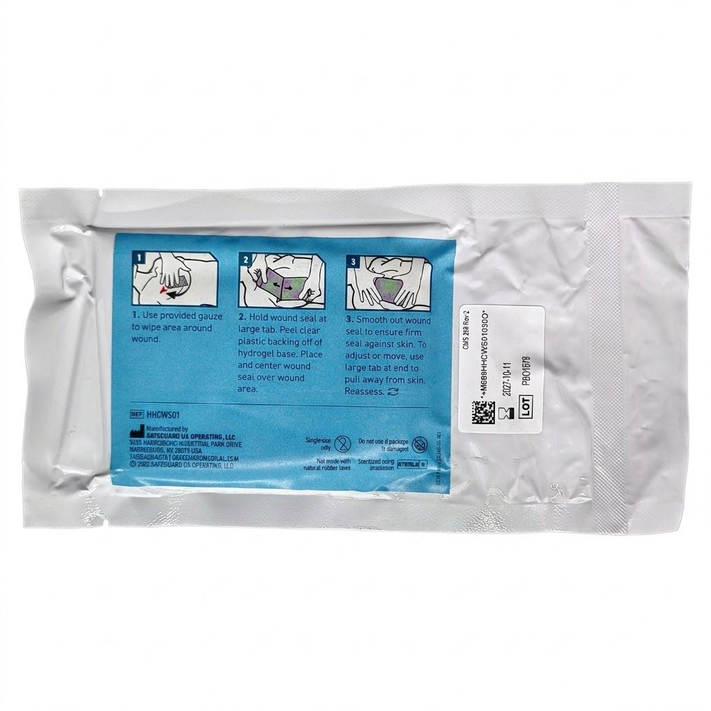 Окклюзионный гидрогелевый невентилируемый пластырь  Compact Wound Seal с доставкой по России | BreadyФото 4