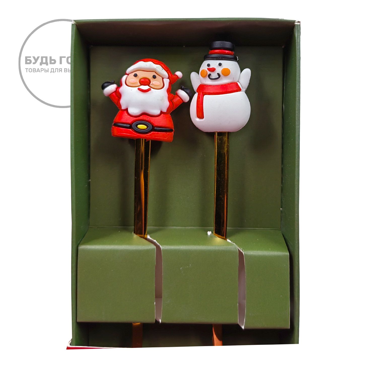 Новогодние столовые приборы (2 шт) с доставкой по России | BreadyФото 2