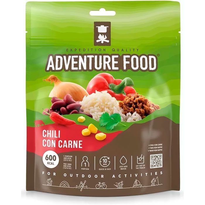 Мясо в соусе чили Adventure Food Chili con Carne 150 грамм с доставкой по России и в Казахстан | BreadyФото 0